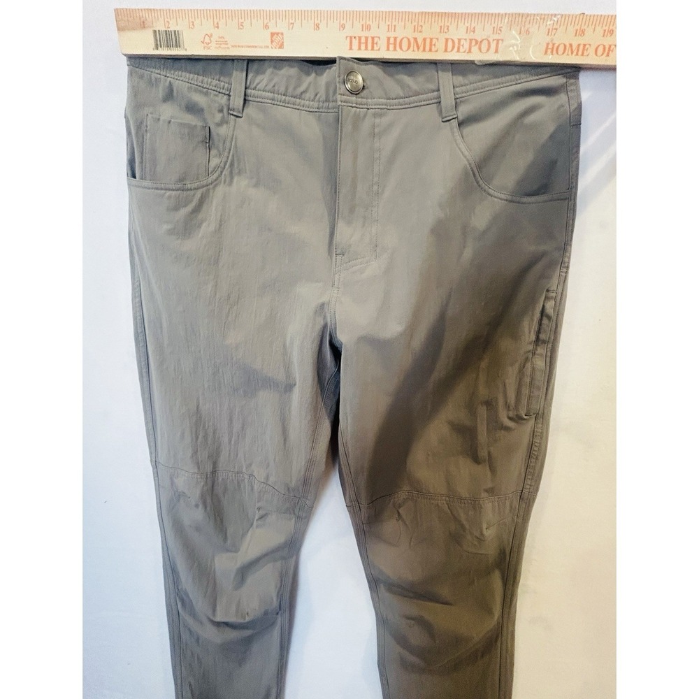 Ascend‎ Explorer Mens 36x34 (36x33) Tan Hiking Pants Lightweight Outdoor - Picture 2 of 7
